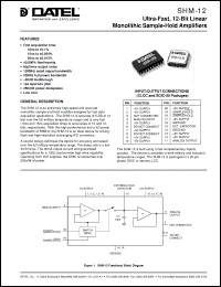 Click here to download EVB-SHM12 Datasheet