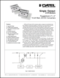 Click here to download UHR-5/4000-D48 Datasheet