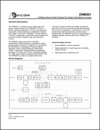 Click here to download DM9301F Datasheet