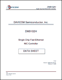 Click here to download DM9102H Datasheet
