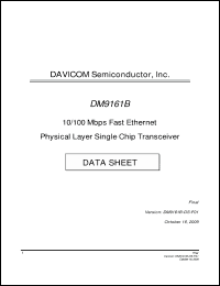 Click here to download DM9161BEP Datasheet