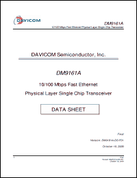 Click here to download DM9161AE Datasheet