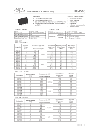 Click here to download HG4516 Datasheet