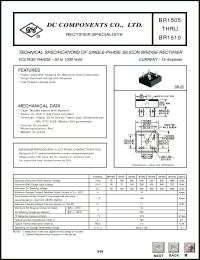 Click here to download BR1505 Datasheet