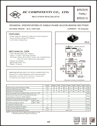 Click here to download BR2505 Datasheet