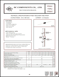 Click here to download FR301 Datasheet