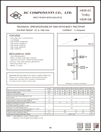 Click here to download HER156 Datasheet