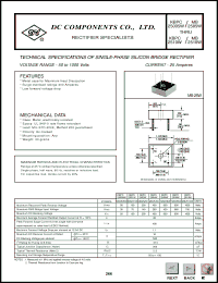 Click here to download MB251W Datasheet