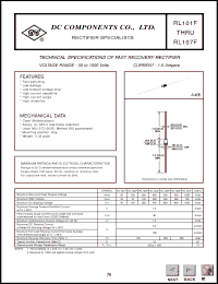 Click here to download RL105F Datasheet