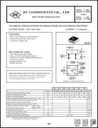 Click here to download MB1505W Datasheet