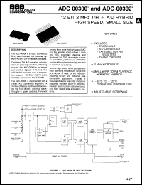 Click here to download ADC00300-322 Datasheet