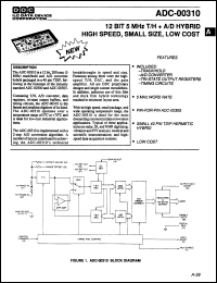 Click here to download ADC00310 Datasheet