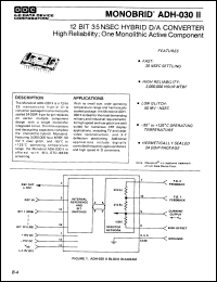 Click here to download ADH030-8-1 Datasheet