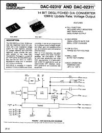 Click here to download DAC02310-123 Datasheet