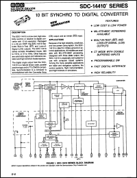 Click here to download SDC14417-301 Datasheet