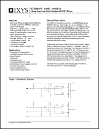 Click here to download IXDD404PI Datasheet