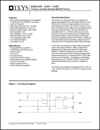 Click here to download IXDD414YI Datasheet