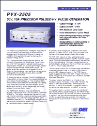 Click here to download PVX-2505 Datasheet