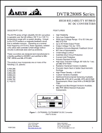 Click here to download DVTR285R2S-XXX Datasheet