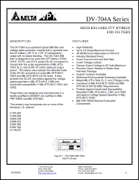 Click here to download DV-704A-XXX Datasheet