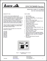 Click here to download DVCH2815D-XXX Datasheet