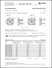 Click here to download KBPC1006F/W Datasheet