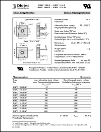 Click here to download KBPC1500FW Datasheet