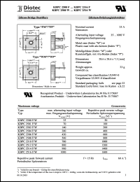 Click here to download KBPC2506FW Datasheet