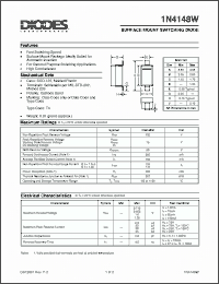 Click here to download 1N4148W Datasheet