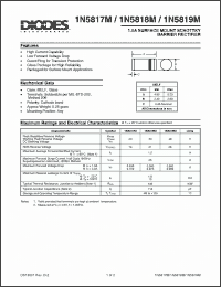 Click here to download 1N5818M Datasheet