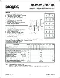 Click here to download GBJ1501 Datasheet