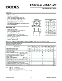 Click here to download PBPC1001 Datasheet