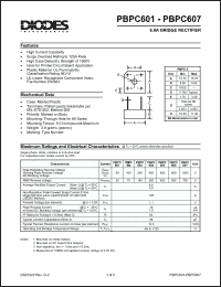 Click here to download PBPC601 Datasheet