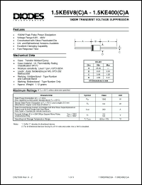 Click here to download 1.5KE200A Datasheet