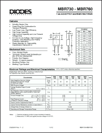 Click here to download MBR730 Datasheet