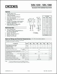 Click here to download SBL1050 Datasheet