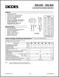 Click here to download SBL835 Datasheet