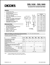 Click here to download SBL1660 Datasheet