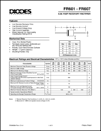 Click here to download FR607 Datasheet