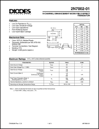 Click here to download 2N7002-01 Datasheet