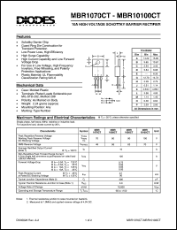 Click here to download MBR1070CT Datasheet