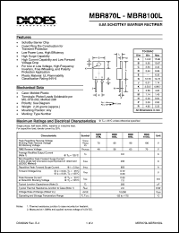 Click here to download MBR880L Datasheet