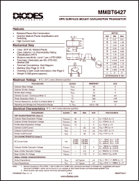 Click here to download MMBT6427 Datasheet