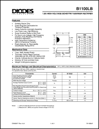 Click here to download B1100LB Datasheet