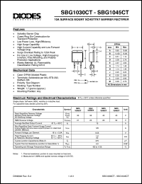 Click here to download SBG1040CT Datasheet