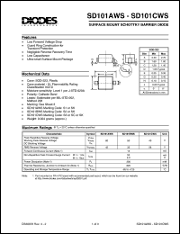 Click here to download SD101BWS Datasheet