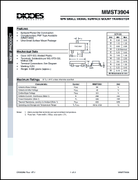 Click here to download MMST3904 Datasheet