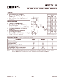 Click here to download MMBT4124-7 Datasheet