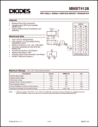Click here to download MMBT4126-7 Datasheet