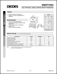 Click here to download MMDT4403 Datasheet